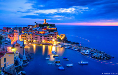 Heure bleue  Vernazza