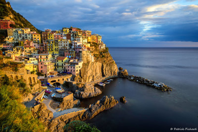 Manarola  l'heure dore