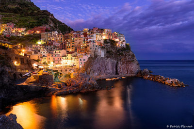 Manarola  l'heure bleue