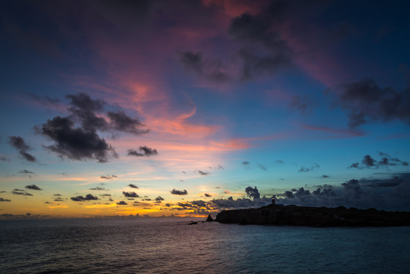 Lighthouse at sunset