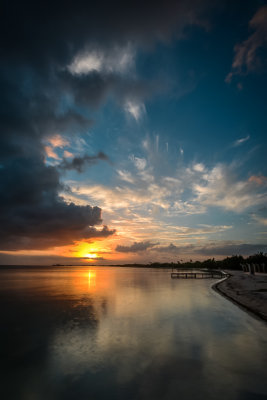 Bahia Salinas sunset
