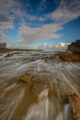 Crashing waves