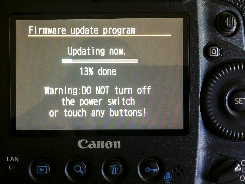 5/30/2013  Updating firmware on the 1D X
