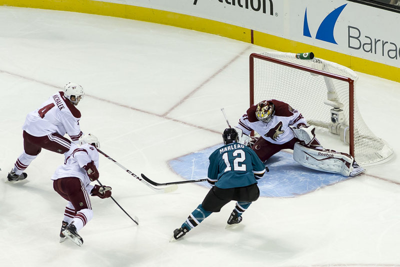 Mike Smith makes a save on Patrick Marleau's shorthanded breakaway  DA0T8762.jpg