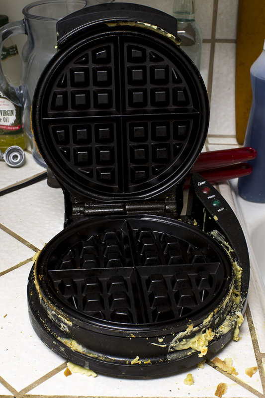 1/12/2014  Waffle for dinner