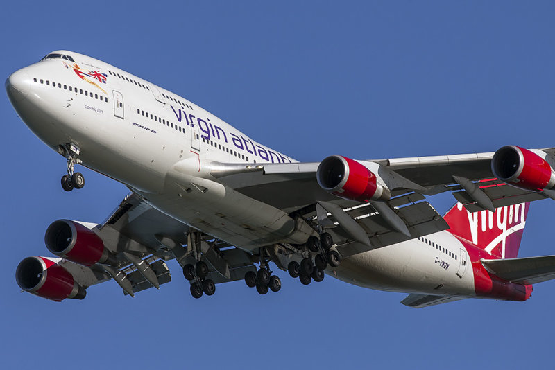 1/14/2014  Virgin Atlantic Airways Boeing 747-41R Cosmic Girl G-VWOW