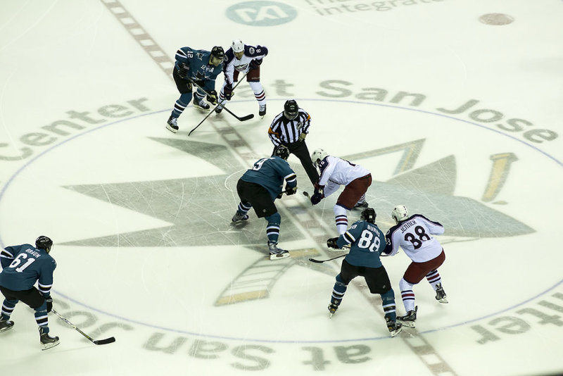 Opening faceoff