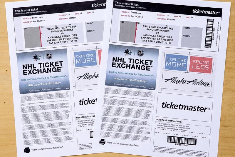 Thanks to Chris Salazar, Guest Service Coordinator, SAP Center at San Jose for these complimentary tickets