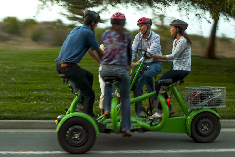 8/4/2014  CoBi Conference Bike for seven at Google