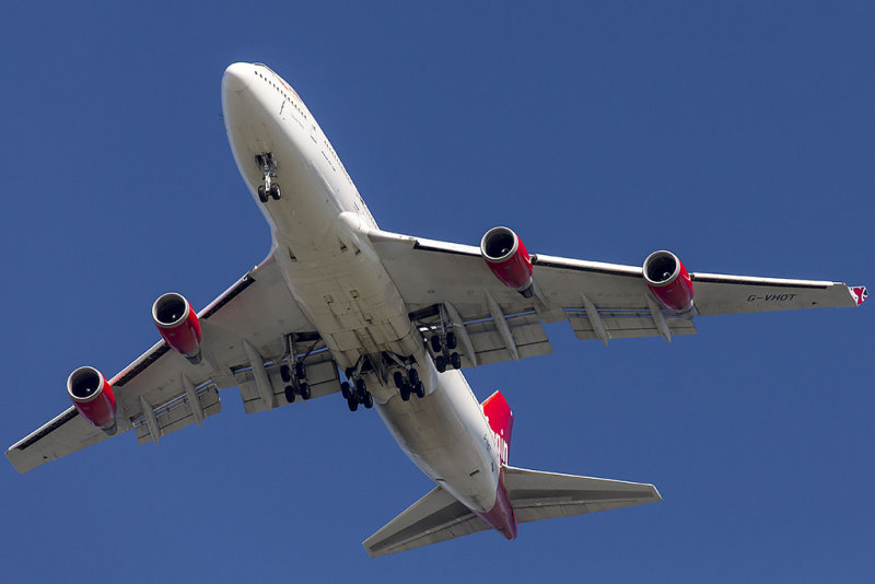 8/14/2014  Virgin Atlantic Airways Boeing 747-4Q8 Tubular Belle G-VHOT