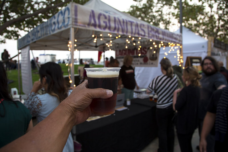 9/19/2014  My Lagunitas Imperial Red Ale at Eat Real Festival Oakland