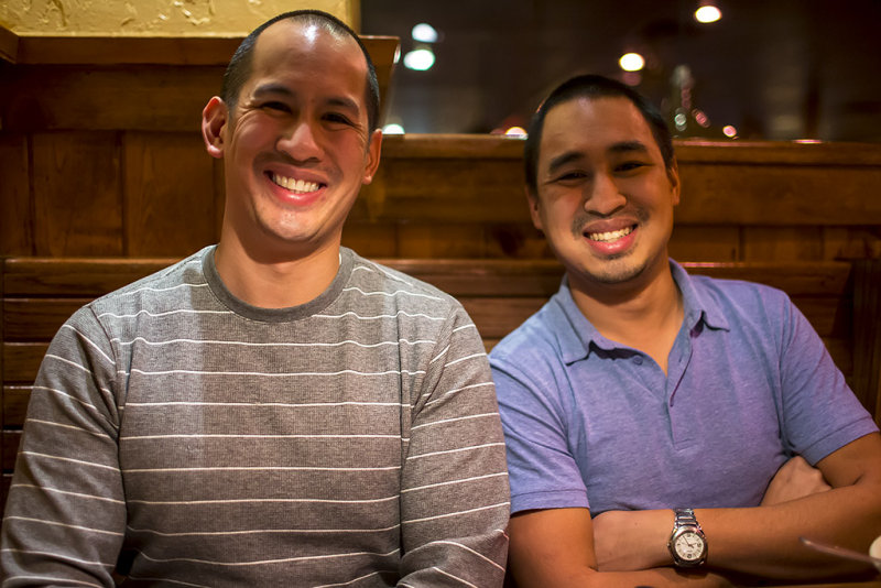 12/24/2014  Christmas Eve dinner with my sons