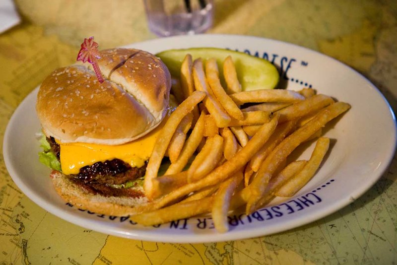 Cheeseburger in Paradise at Margaritaville Las Vegas
