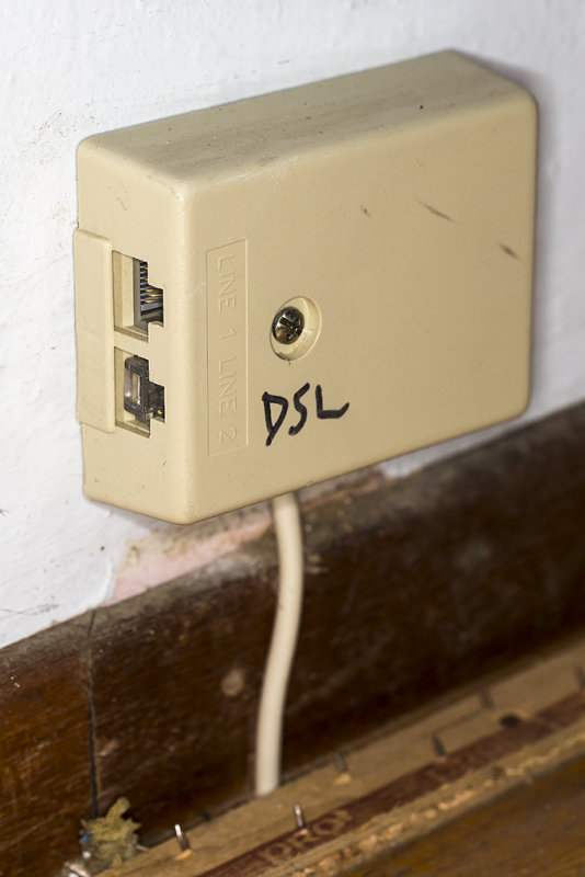 Broken DSL jack caused by ERI