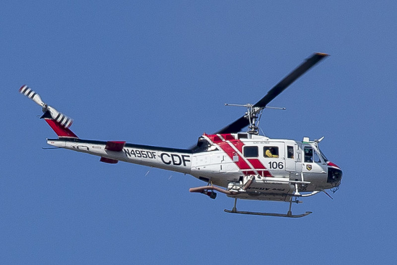 8/30/2015  Cal Fire Bell EH-1H Helicopter Iroquois 106 N495DF