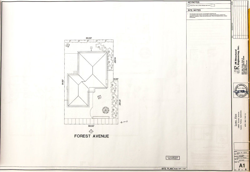 Site Plan A1  Sheet 2 of 8