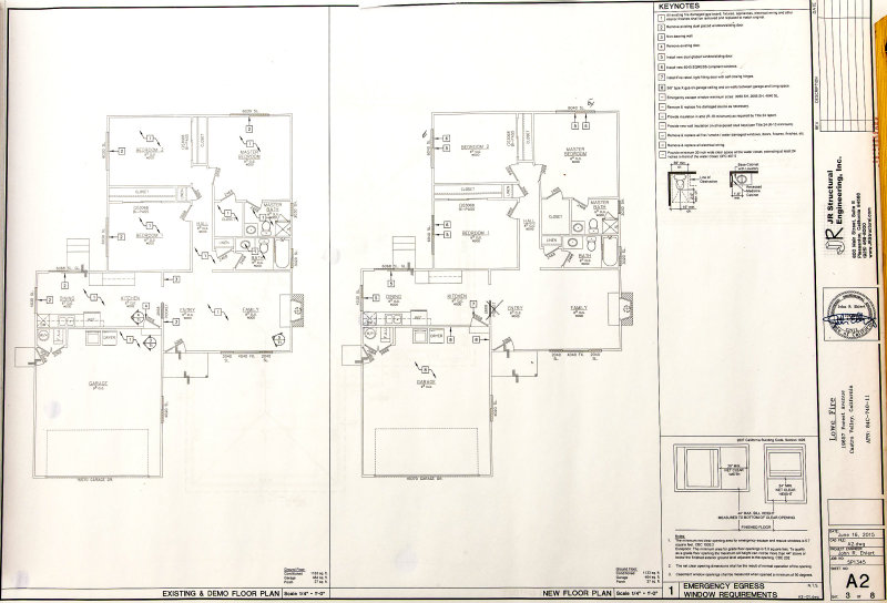 Existing and Demo Floor Plan A2 Sheet 3 of 8