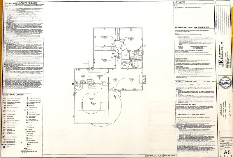 Electrical Plan Sheet 6 of 8