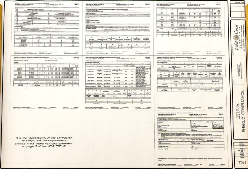 Energy Compliance T24 Sheet 7 of 8