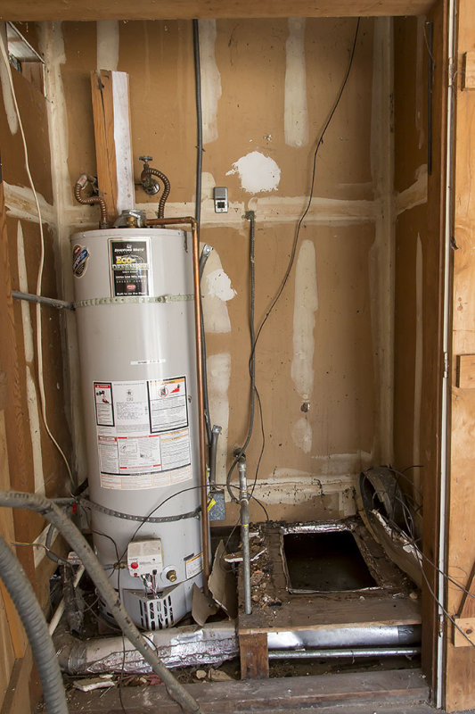 Old furnace is gone