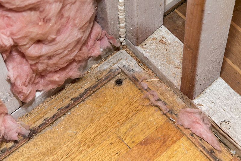 Bedroom 3 hole in floor