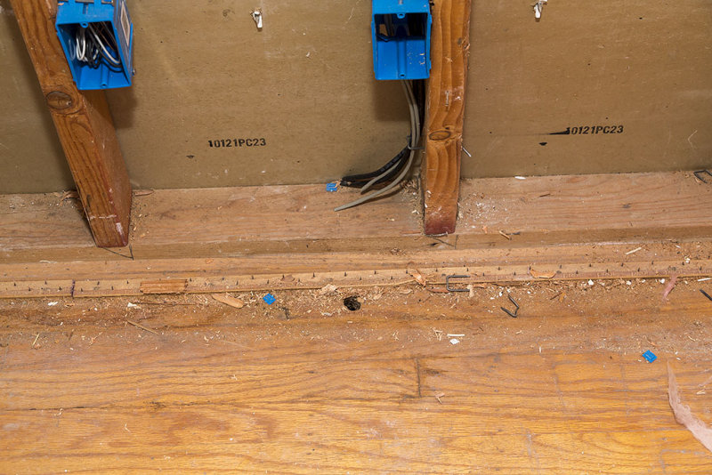 Master bedroom hole in floor