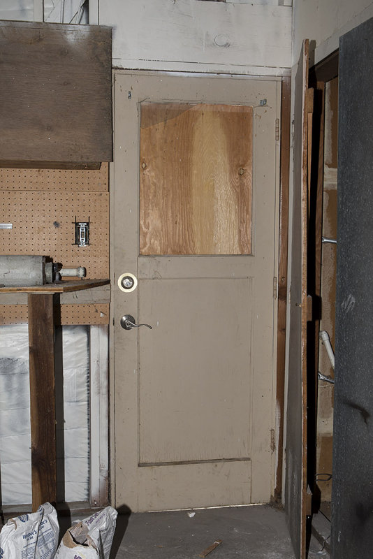 Back door in Garage 30 in x 80 in