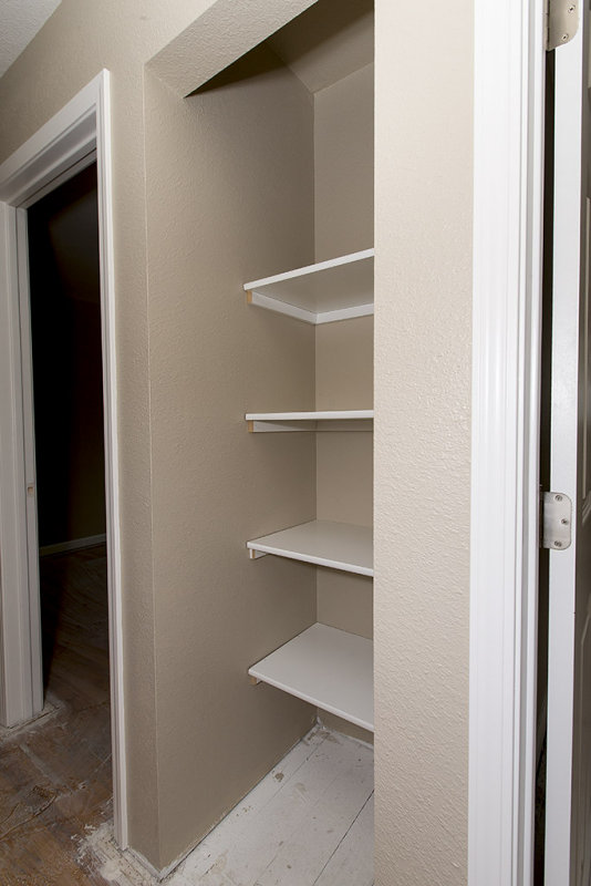Hall linen closet
