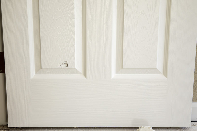 Bedroom 2 hole in door