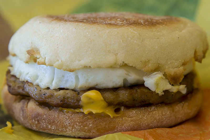 2/8/2016  Sausage McMuffin with Egg