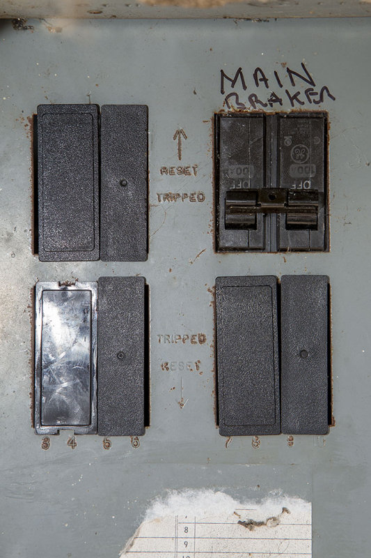 100 amp 2 Pole Circuit Breaker with panel installed