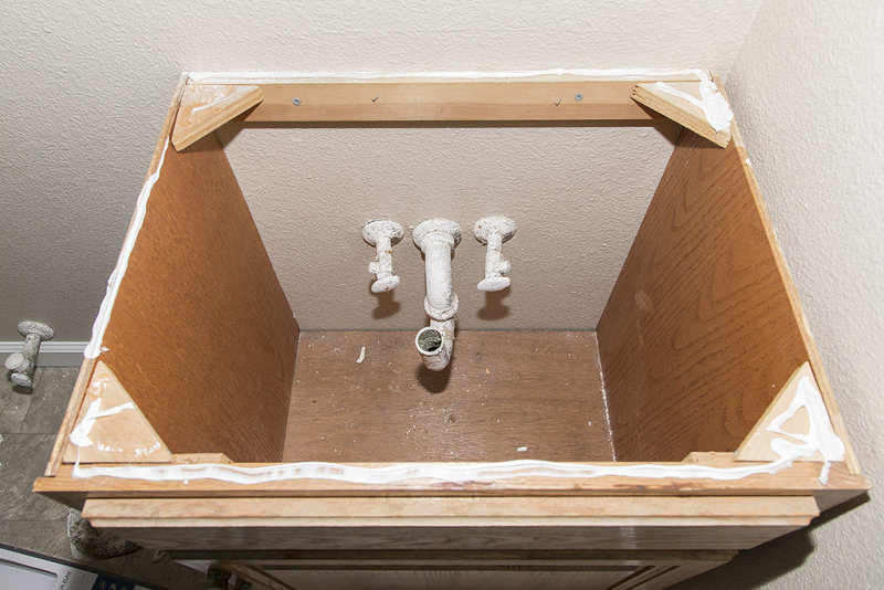 Master bath vanity