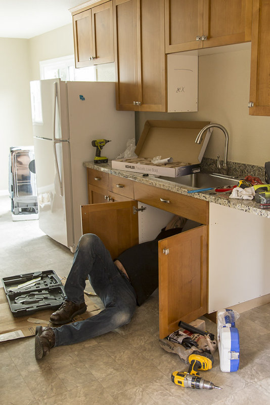 Installing the faucet