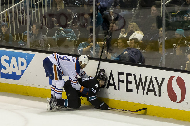 Zack Kassian gets called for Boarding Dylan DeMelo