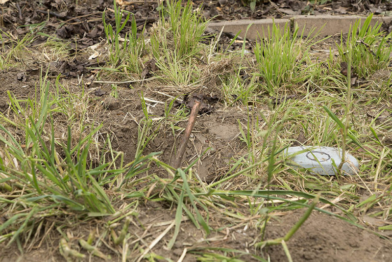 Ground rod is still there