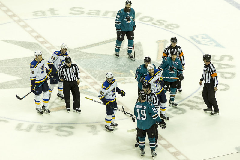 Joe Thornton caught Spearing Paul Stastny recieves 5 minute major penalty and a Game Misconduct