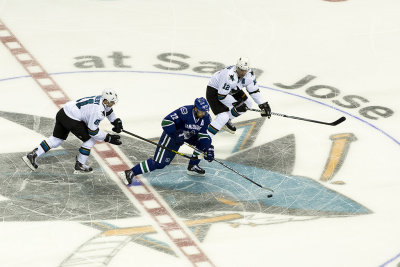 Vancouver Canucks vs San Jose Sharks - September 24, 2013