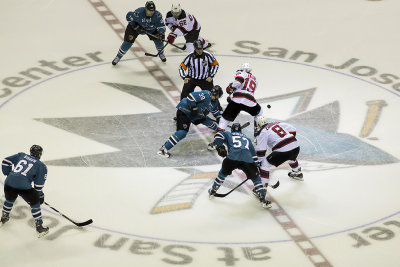 Opening faceoff