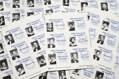 8/7/2014  Name badges for my upcoming high school reunion