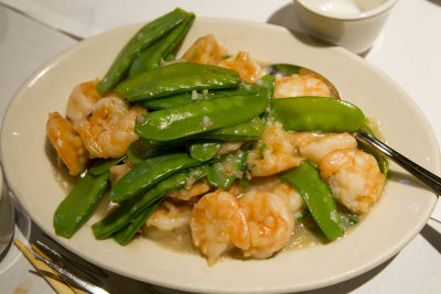 Snow Peas & Prawns