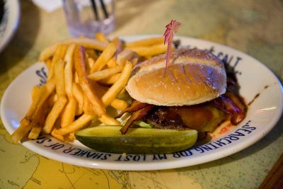 Barbecue Bacon Cheeseburger at Margaritaville Las Vegas