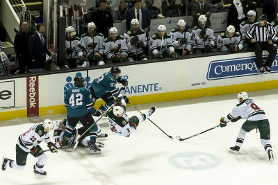 Minnesota Wild vs San Jose Sharks - January 23, 2016