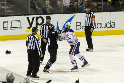 Micheal Haley and Darnell Nurse fight