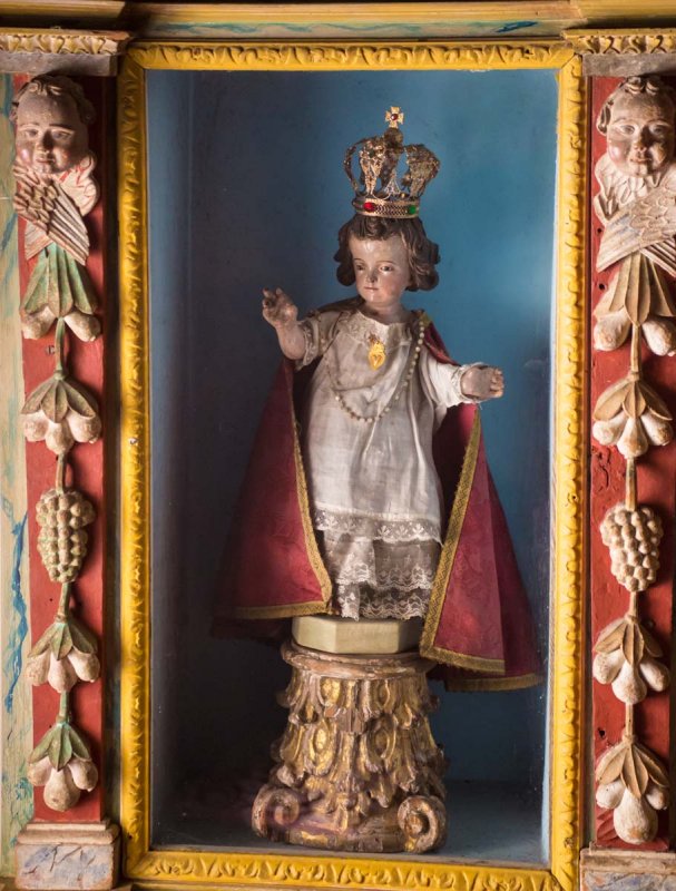 Statue of Jesus Infant King from Mission Carmel Catholic church _Z6A0261.jpg