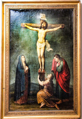 Painting of the Crucifixtion from Mission San Carlos Borromeo del Rio Carmelo Roman Catholic Church r1 _MG_8262.jpg