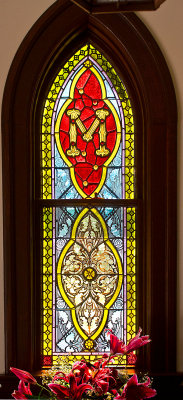 stained glass window at the Roman Catholic church of the Nativity _MG_7187.jpg