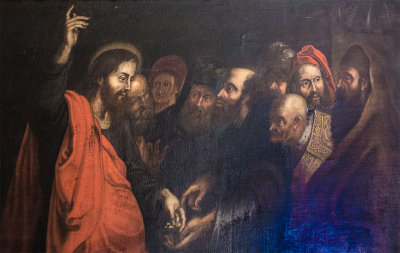 painting of Jesus  from Mission Carmel Catholic church _Z6A0268.jpg
