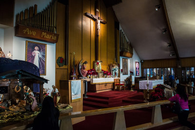 altar at Our Lady of Peace Catholic church at Christmas _Z6A9014.jpg