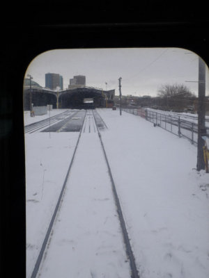 Winnipeg - Tundra Train - leaving the station