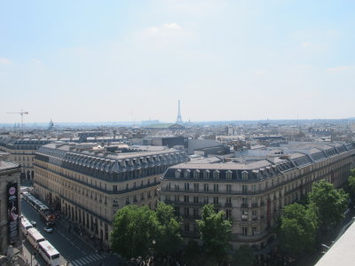Vista do terrao da Galeria Lafayette
